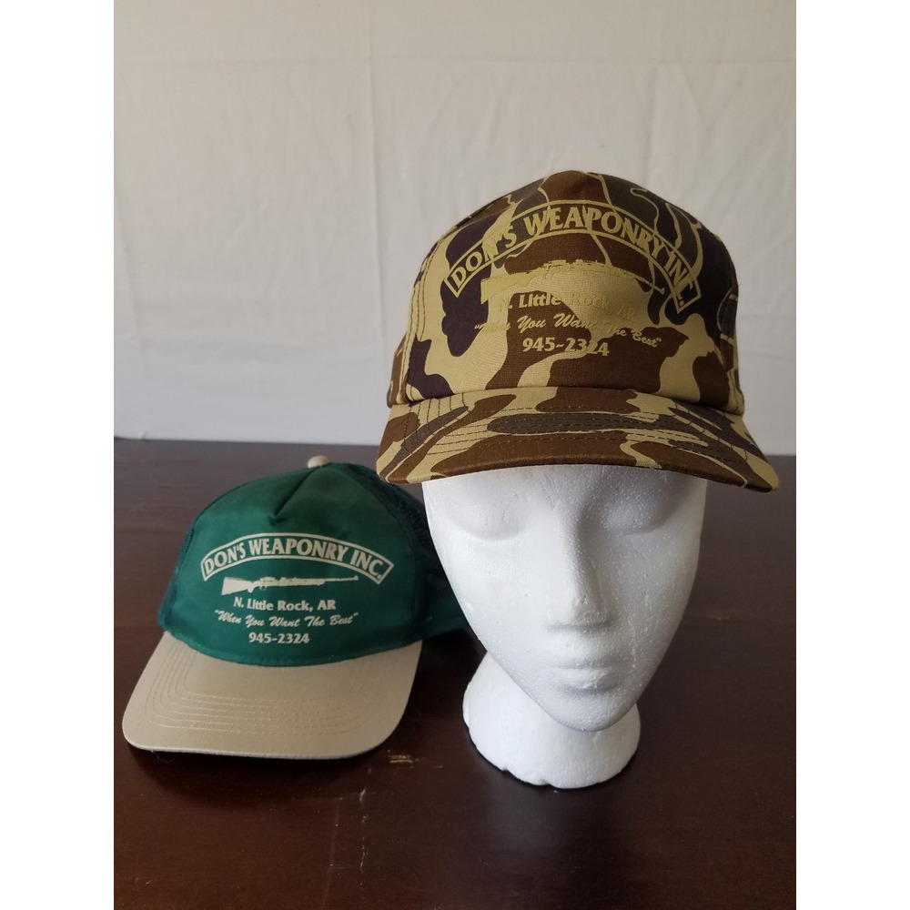 Don's Weaponry NLR AR 2 Trucker Snapback Caps Camo‎ Clothback and Green Meshback